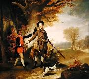 Johann Zoffany The Third Duke of Richmond out Shooting with his Servant France oil painting artist